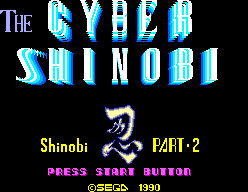 Cyber Shinobi screenshot 2 for Sega Master System
